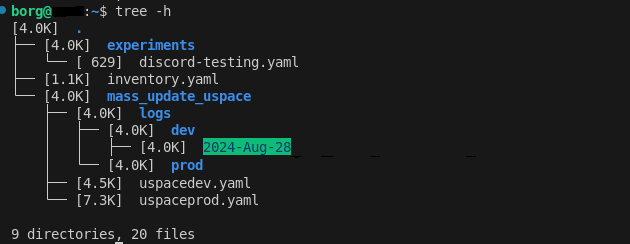 tree output